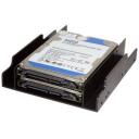 Logilink K&otilde;vaketta paigalduskomplekt AD0010, 2x 3,5", 2,5" HDD/SSD, plastmass, must, 12 kruvi