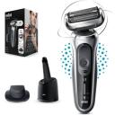 Braun Skuveklis 71-S7200cc, 50min, slapjai un sausai skū&scaron;anai, sudraba/melns, precīzs trimmeris, SmartCare Center