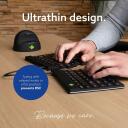 R-Go Tools клавиатура R-Go Split Break, Bluetooth 5.0, QWERTY, эргономичная, компактная, черная, 2.4 GHz, 1.02 м