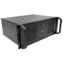 Lanberg Rackmount serverikorpus ATX 350/10 19" 4U SC01-3504-10B, 350mm, 430mm, 177mm, 2x USB 2.0, 2 sisemist sahtlit