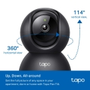 Pan/Tilt home security Wi-Fi camera, TP-Link, TAPO C201, 1080P HD, 340&deg; Pan, 70&deg; Tilt