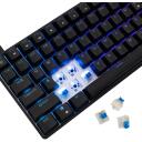 White Shark Klaviatuur HAMACHI-B-US, mehaaniline, 0.69kg, 84 nuppu, 1.8m USB kaabel, RGB valgustus, sinised l&uuml;litid