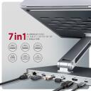 Axagon док-станция HMC-STND HDMI 4K/60Hz, RJ-45 1, USB-C 1, USB-A 3, Power Delivery, 60 см кабель, металлический