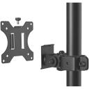 Digitus Galda statīvs DA-90438, 17-32", 2x8 kg, regulējams augstums, pagriežams, slīpums, grozāms