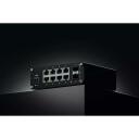 Teltonika pārvaldāms komutators TSW212 8 Gigabit porti, 2 SFP porti, 20 Gbit/s, IP30, DHCP klients, VLAN atbalsts
