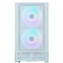 Zalman Datoru korpuss P30 AIR White, 7,6kg, 452x235x420mm, mATX/Mini-ITX, 5 PCI, 2x140mm ARGB, 1x140mm ARGB