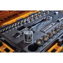Dewalt T&ouml;&ouml;riistade komplekt DWMT45034-0 142 tk, 1/4" ja 3/8" 6 pt, 72-hamba mutriv&otilde;ti, plastikkorpus, ladustamine