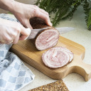 Nerūdijančio plieno presuotas kumpio gamintojas/spaudimo kumpio viryklė 3 kg su priedais BROWIN 313130