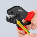 Kompaktie krimpē&scaron;anas knaibles, KNIPEX, 97 52 18, 2x6/2x10/2x16 mm&sup2;, ergonomisks dizains, samazina roku spēku līdz 30%