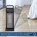 Beper Ventilatora sildītājs P203TER002, 2000W, 2 jaudas līmeņi, keramikas, melna, termostats, ventilators, aukstā gaisa funkcija