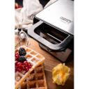 Camry | Waffle Maker | CR 3046 | 1600 W | Number of pastry 2 | Belgium | Black/Stainless Steel