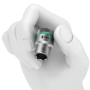 18mm Standarta uzgriežņu atslēga, 1/2" WERA, 05003609001, 6 punkti, 37 mm hromēta virsma