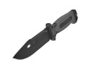 Taktiskais nazis 275/135mm ar somiņu, BLACK SURVIVAL SERIES, G01890, nerūsējošais tērauds, ērga rokturis, multifunkcionāls.