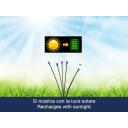 Beper Dārza lampa P207ILO104, 1.2 V, 6 spuldzes, IP44, Ni-MH 300 mAh, melna, plastmasa