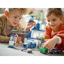 Lego Konstruktor Politseija 60316, 668 tk, 3 korrust, 5 minifiguuri, helikopter, pr&uuml;giveduauto
