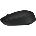 Logitech USB optiline hiir, B170, 910-004798, 3 nuppu, RF traadita, 10m, AA aku, must, hall