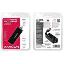 Axagon V&otilde;rgusideadapter ADE-XR 10/100Mbit, USB 2.0, Ethernet, 1 RJ-45 port, Realtek RTL8152, must