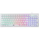 Baracuda Игровой комплект ORCA-W BGC-012, 101 клавиша, 7200 DPI, 6 кнопок, 1.5m кабель, белый цвет, подсветка