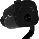 White Shark Udukku mikrofons UDUKKU, 40-16000 Hz, -52 dBV/Pa, 2,5 m, vadu, USB-C, melns
