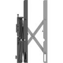 Sbox televizora kron&scaron;teins LVW02-48T, 37-70'', 70kg, 800x400, melna, tērauds, fiksēts, siena
