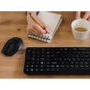 A4Tech Fstyler tastatūra A4TKLA47726, 2,4GHz, Bluetooth, 10m, melna, membrāna, 12 multimediju taustiņi