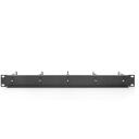 Digitus Kaabli haldamise paneel DN-97667, 482.6mm, 1U, 75mm, 40mm, must, teras, 1 tk