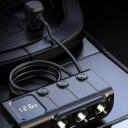 Manta Automobilinis įkroviklis MCC201T, 12-24V, 1306W, 3x USB-A, 2x USB-C, PD 36W, QC 3.0, LED ekranas