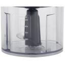 Beper Iegremdējamais blenderis P102FRU151, 1000 W, melna/nerūsējo&scaron;a tērauda, 4 asmeņi, 0.5 l smalcinātājs, 0.7 l mērtrauka
