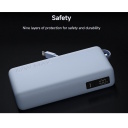 Compact external power bank with 67W fast charging and an integrated USB-C cable, 20000 mAh Power Bank Ice Blue BHR08O8GL Xiaomi