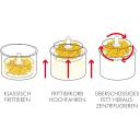 Gastroback Madala rasvasis frit&uuml;&uuml;r 42580, 2000 W, 2,5 L, must, 50 Hz, 230 V, 4,65 kg, valgustatud l&uuml;liti