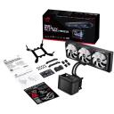 Asus ROG Ryuo IV SLC 360 ARGB procesora &scaron;ķidrās dzesē&scaron;anas risinājums 90RC0151-B0EAY0, 3 ventilatori, 71.44 CFM, 2650 RPM, 39.6 dB
