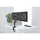 Neomounts настенный кронштейн FPMA-DCB100DBLACK, 10-27", 10 кг, VESA 75x75/100x100 мм, ручная регулировка высоты, черный