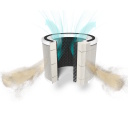 Умный Wi-Fi очиститель воздуха «Bright 2» с пультом, трёхступенчатой фильтрацией (HEPA H13 + уголь) 22 Вт до ~42 м² Белый DXPU09 DUUX