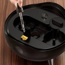 Ultragarsinis oro drėkintuvas eleganti&scaron;kos cilindrinės formos su tyliu naktiniu režimu 5L 25W baltas F327W Deerma