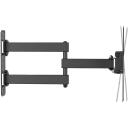 Sbox Monitora stiprinājums LCD-423, 23-43'', 30kg, 200x200, Melna, VESA 100x100-200x200, 5,5-39,2cm, +5&deg;/-10&deg;, +90&deg;/-90&deg;