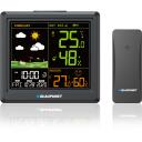 Blaupunkt Meteoroloģiskā stacija WS25BK, Krāsu LCD, modinātājs, pulkstenis, 5V 1200mA adapteris, 2xAA baterijas