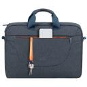 Rivacase Korpus GALAPAGOS 15.6" 7731DARKGREY, 39.6cm, 550g, 1 priekinė ki&scaron;enė, nuimamas peties diržas