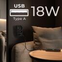 Maclean muciņa x2 + 4xUSB, MCE249 F/B, 100-240VAC, 50-60Hz, 2xUSB-A, 2xUSB-C PD 20W, 1x16A, 1x6A, melna