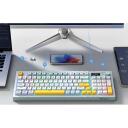 Onikuma G80 spēļu klaviatūra G80, 94 taustiņi, RGB apgaismojums, Bluetooth 5.0, 2.4 GHz, USB-C, akumulators 2000 mAh