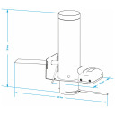 Elektriline suitsutamise moodulite komplekt külma ja kuuma suitsu generaatori dragON Jet 2 Long digitaalse kontrolleri ja konvektsioonimooduliga 1500 W 230 V 330363 Browin