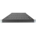 Digitus Rack plaukts DN-97647, 48.2cm, 50cm, 4.45cm, 1U, melns, stiprinā&scaron;anas sliedes 500-780mm