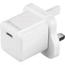 Sandberg USB-C lādētājs 441-64, 230V, 20W PD, 1x USB-C, 1m Lightning kabelis, balts