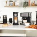 Salter Espresso automāts EK6139VDE, 1350 W, 20 bāri, 1.1 l, piena putotājs, kafijas mērkarote, saderīgs ar maltu kafiju