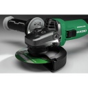 Bezvadu disku slīpma&scaron;īna, HIKOKI, G3613DEWQZ, 36 V, 125 mm, bezsuku motors, 1500 W jauda, 360&deg; rotējo&scaron;s aizsargs, LED apgaismojums