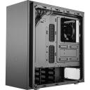 Coolermaster Silencio S600 MCS-S600-KN5N-S00, melns, 1 x 5,25, 4 x 3,5, 5 x 2,5, 2 x USB 3.2, 1 x austiņas/mikrofons