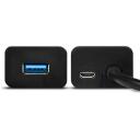 Axagon USB centras HUE-S2BP 4 USB 3.0 prievadai, 1.2 m maitinimo adapteris, 0.076 kg