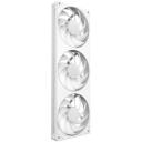 Nzxt Arvutikorpuse ventilaator F360 RGB Core RF-U36HF-W1, 360mm, 2400RPM, 75.12m&sup3;/h, 3.3mmH2O, FDB, 8 RGB LED