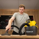 Mitrais/sausais putekļu sūcējs, POWERPLUS, POWX318, 750W, 4L, kompakts dizains