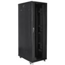Lanberg Vaba seisev kapp FF01-8242-12B, 800mm, 1200mm, 42U, 800kg, Klaasuks, IP20, 4 ventilaatorit