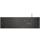 Natec Herring US Multimeedia Slim klaviatuur Must NKL-2341, 1.5m, 105 nuppu, USB, ABS, ilma taustvalgustuseta, numbriklaviatuur